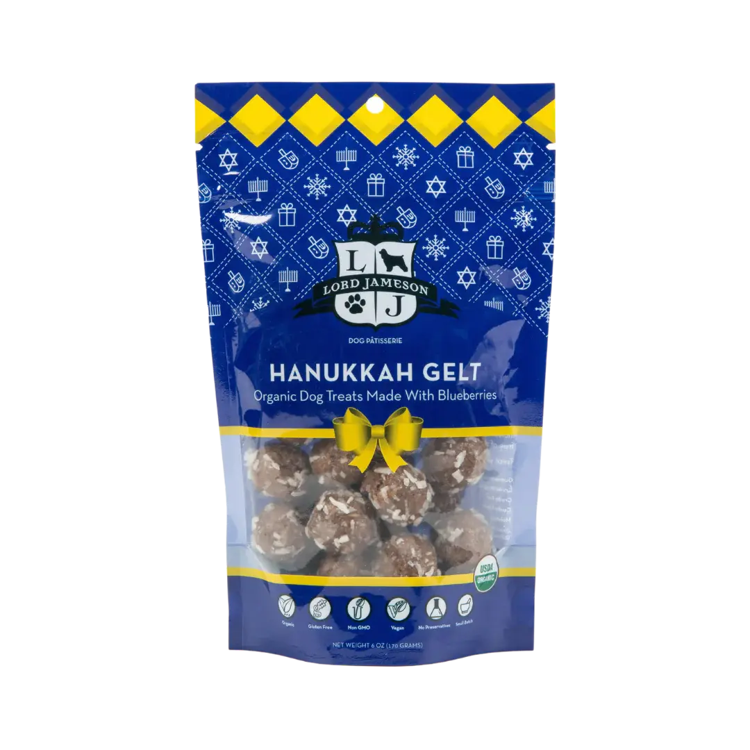 Lord Jameson Hanukkah Gelt Organic Dog Treats 6oz