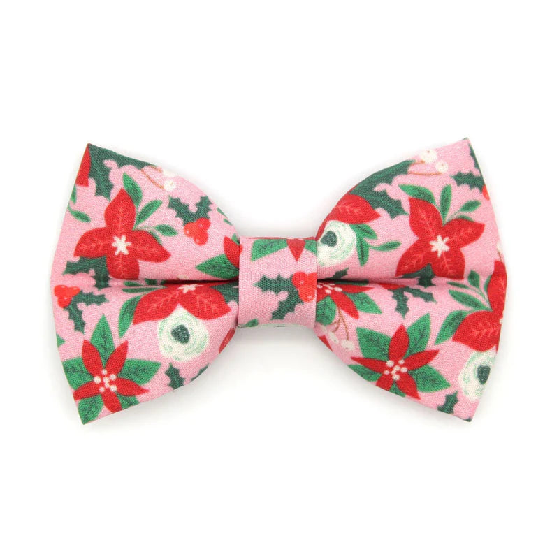 MADE BY CLEO Winter Blooms Pink Bow Tie