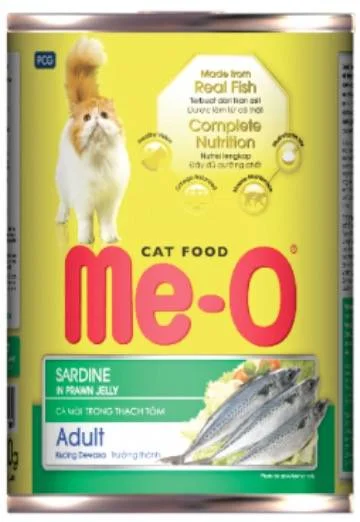 ME-O CAT FOOD CANNNED SARDINE IN JELLY 400GR