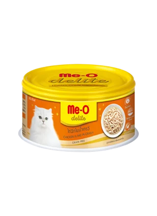 Me-Delite  canned grain free  human grade adult catfood chicken meat in gravy 80gr