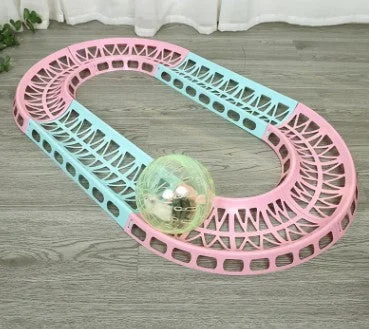 HAMSTER ROLLER WITH BOWL 47*9.5*4cm