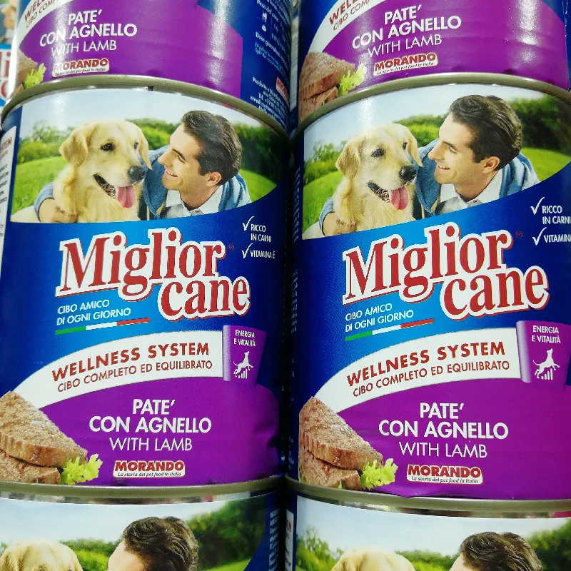 MIGLIOR CAN DOGFOOD PATE (LOAF)  LAMB 800GRX12