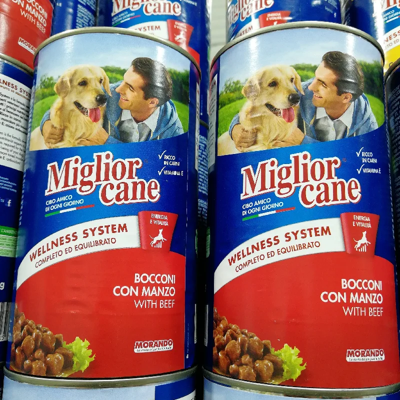 MIGLIOR CANE CANNED DOG FOOD BEEF 1250GRX12 CAN