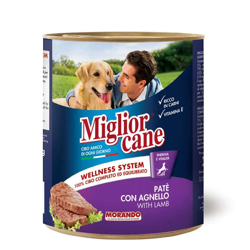 MIGLIOR CANE DOG FOOD LAMB PATE(LOAF) 800GR