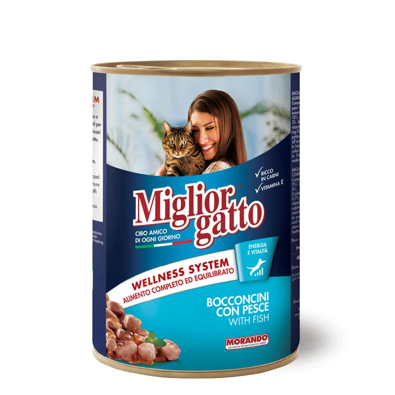 Migliorgatto chunks  CAT  FISH 405GR