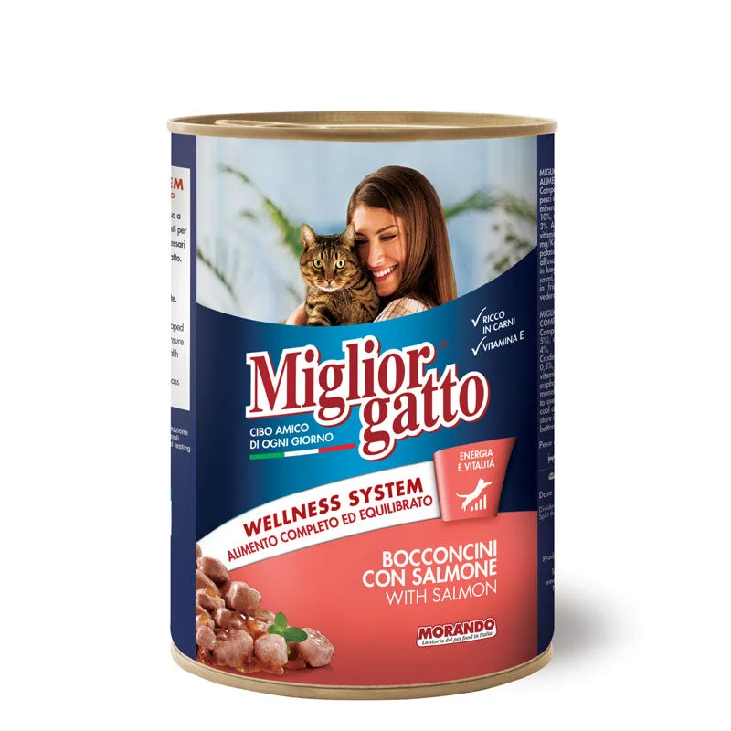 Migliorgatto chunks  CAT Salmon 405GRX24CAN