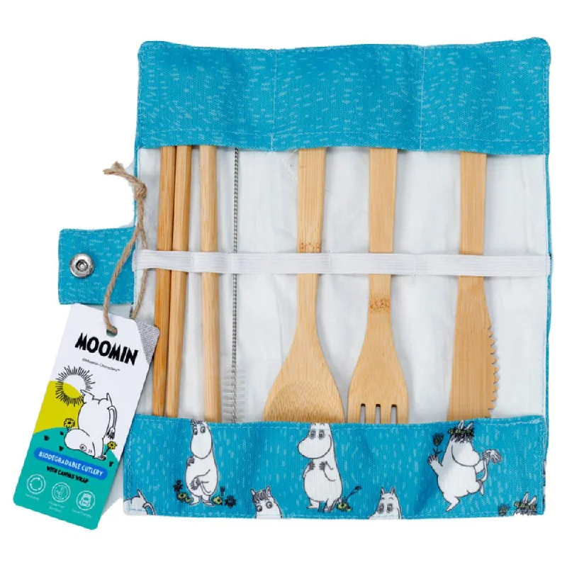 Moomin Natural Bamboo Cutlery 6-Set - Puckator