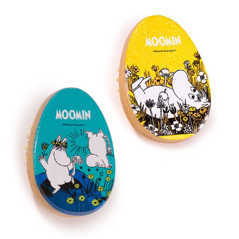 Moomin Shaped Bamboo Hair Brush - Puckator