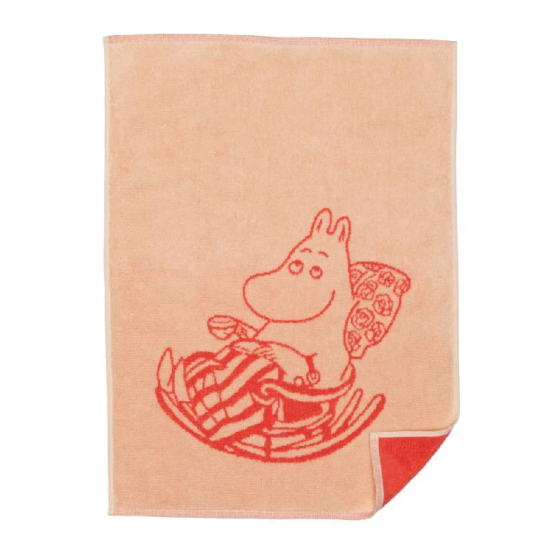 Moominmamma Hand Towel 30 x 50cm Peach - Moomin Arabia