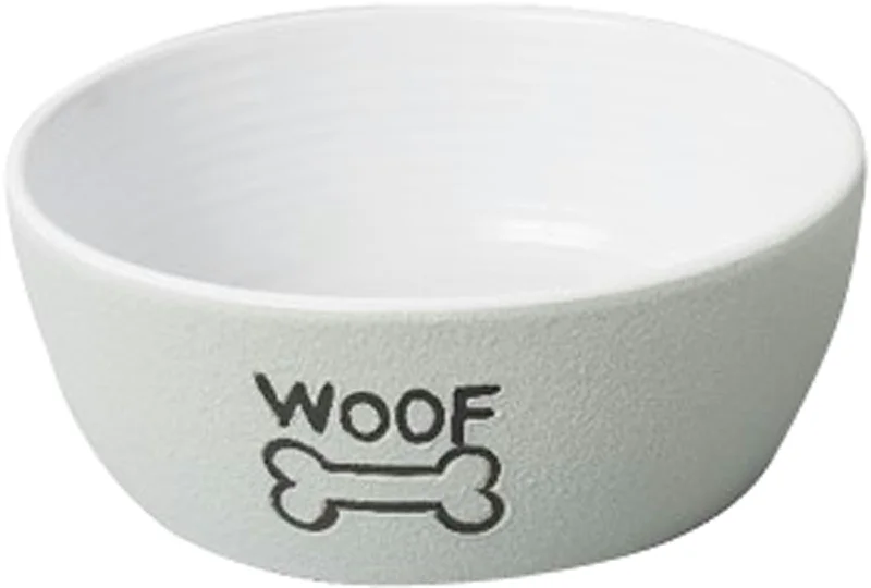 Nantucket Woof Dog Stoneware Dish