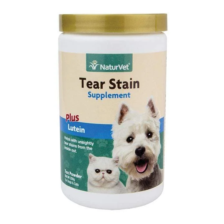 [20% OFF] NaturVet Tear Stain Supplement Powder Plus Lutein 200g