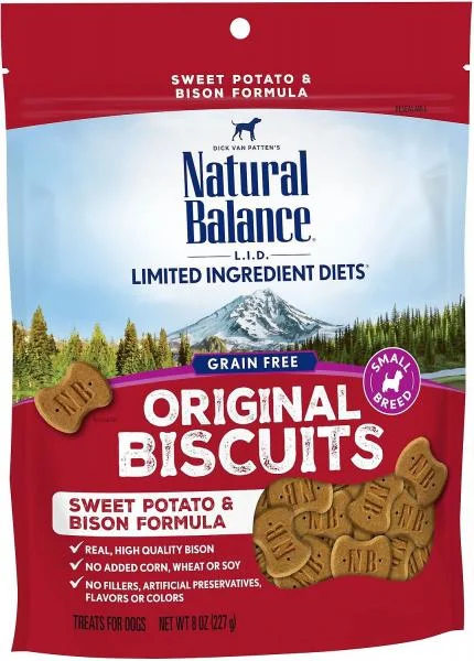 Natural Balance LID Treats SP/Bison 14oz