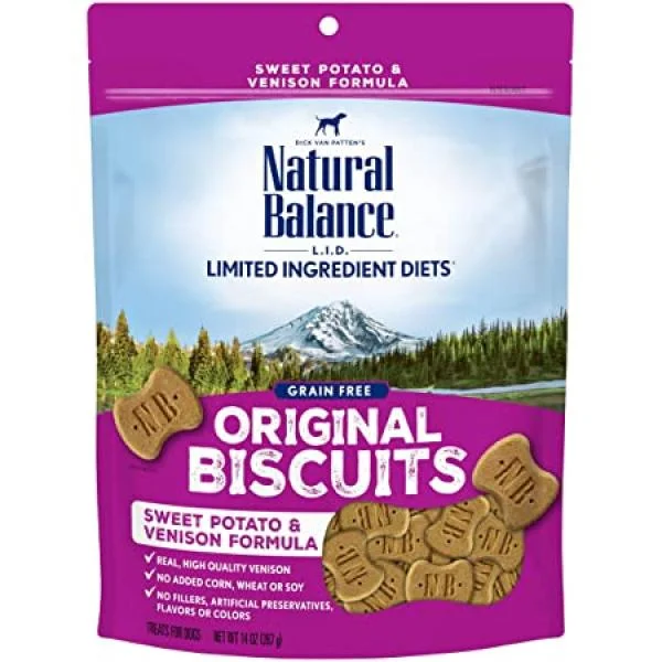 Natural Balance LID Treats SP/Venison 14oz