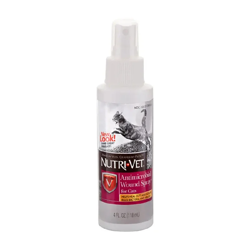 Nutri-Vet Antimicrobial Cat Wound Spray 4 fl oz