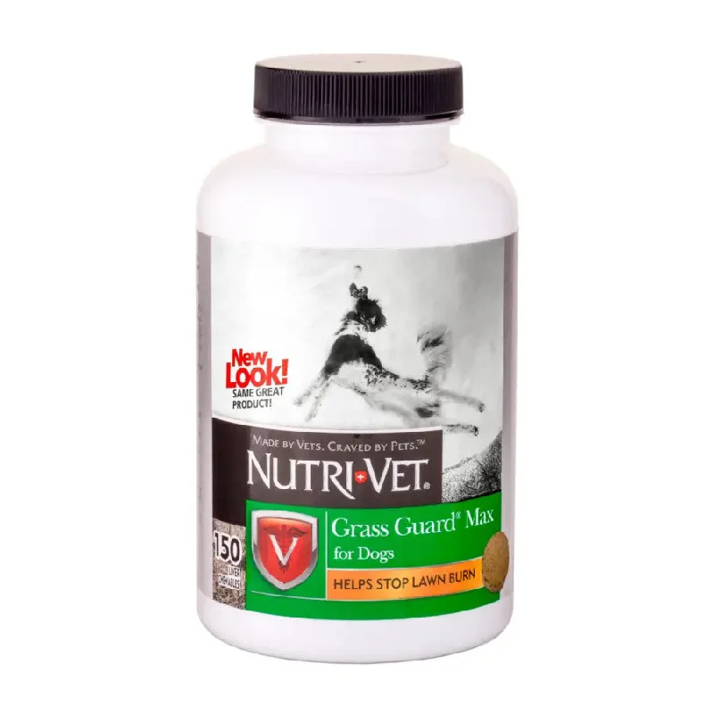 Nutri-Vet Grass Guard Max Chewables for Dogs Liver 150ct