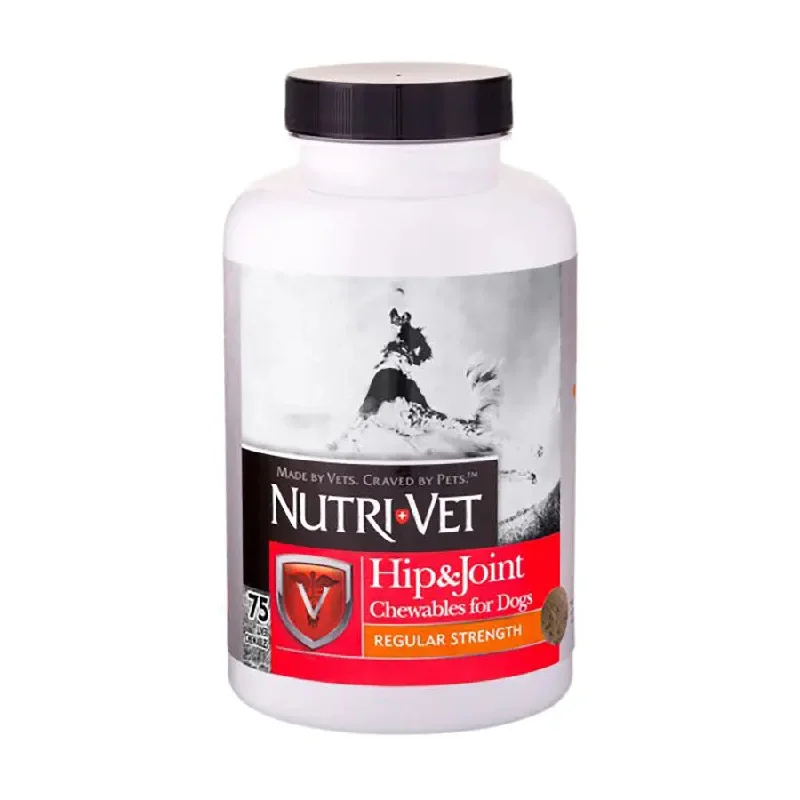 Nutri-Vet Hip & Joint Early Care Liver Chewables 75 ct