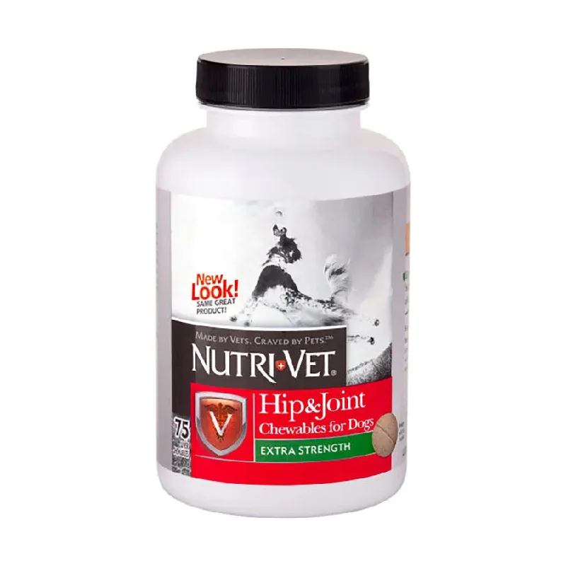 Nutri-Vet Hip & Joint Plus Liver Chewables 75 ct