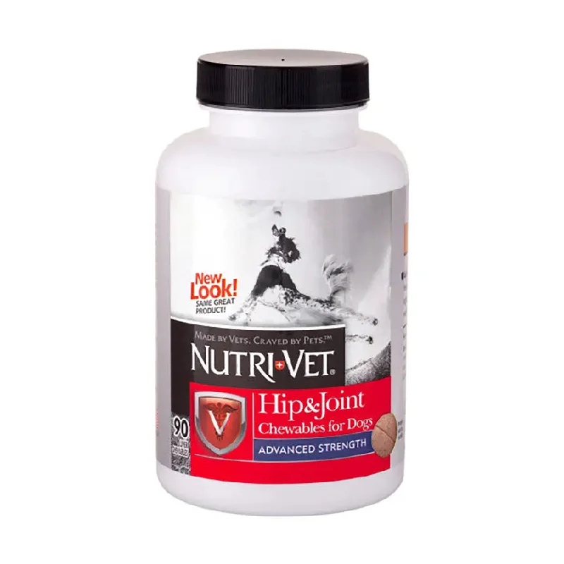 Nutri-Vet Hip & Joint Veterinary Strength Liver Chewables 90 ct