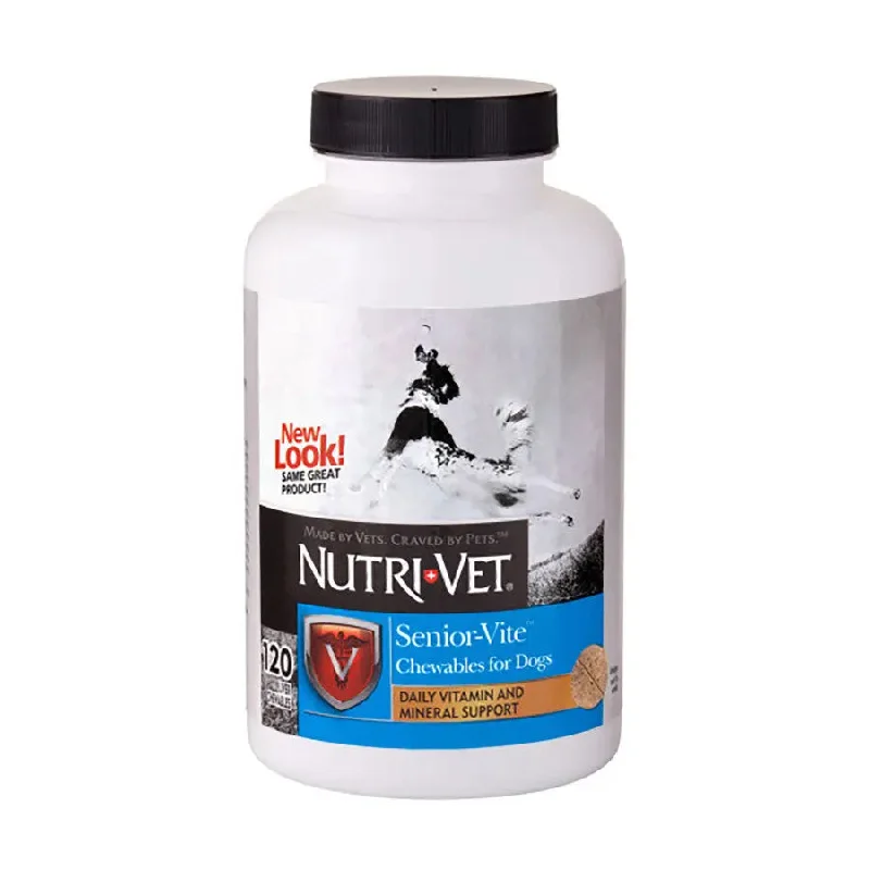 Nutri-Vet Senior-Vite Liver Chewables 120 ct