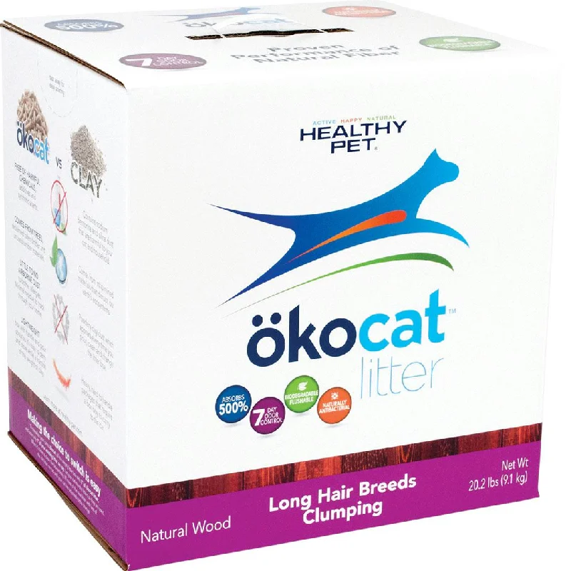 Okocat Natural Wood Cat Litter Long Hair Breeds