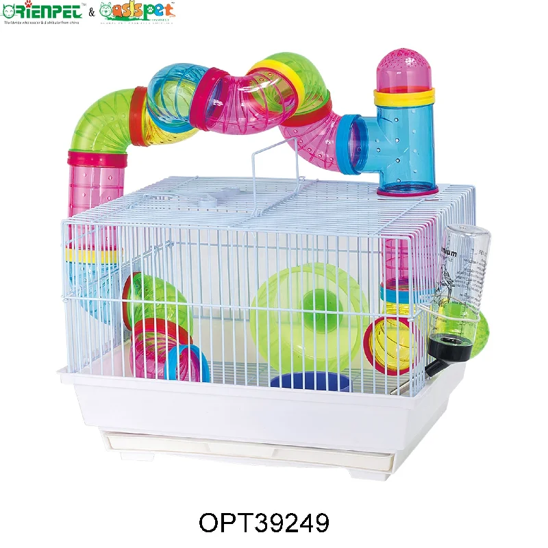 OPT 39249 HAMSTER CAGE SIZE 34.5X28X24CM