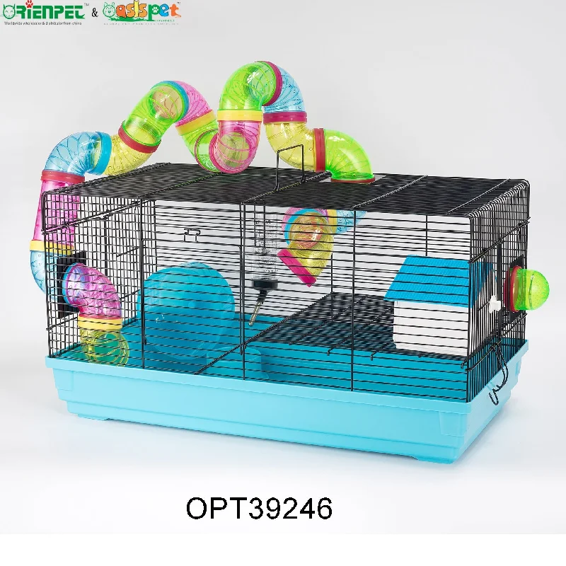 OPT39246 HAMSTER CAGE SIZE 58X32X31.5CM