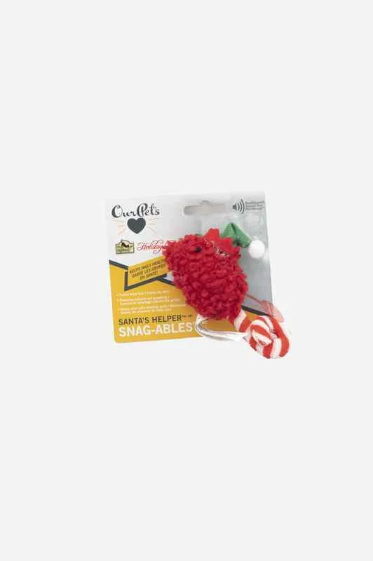 OURPETS Holiday Santas Helper Snag-ables Realmouse