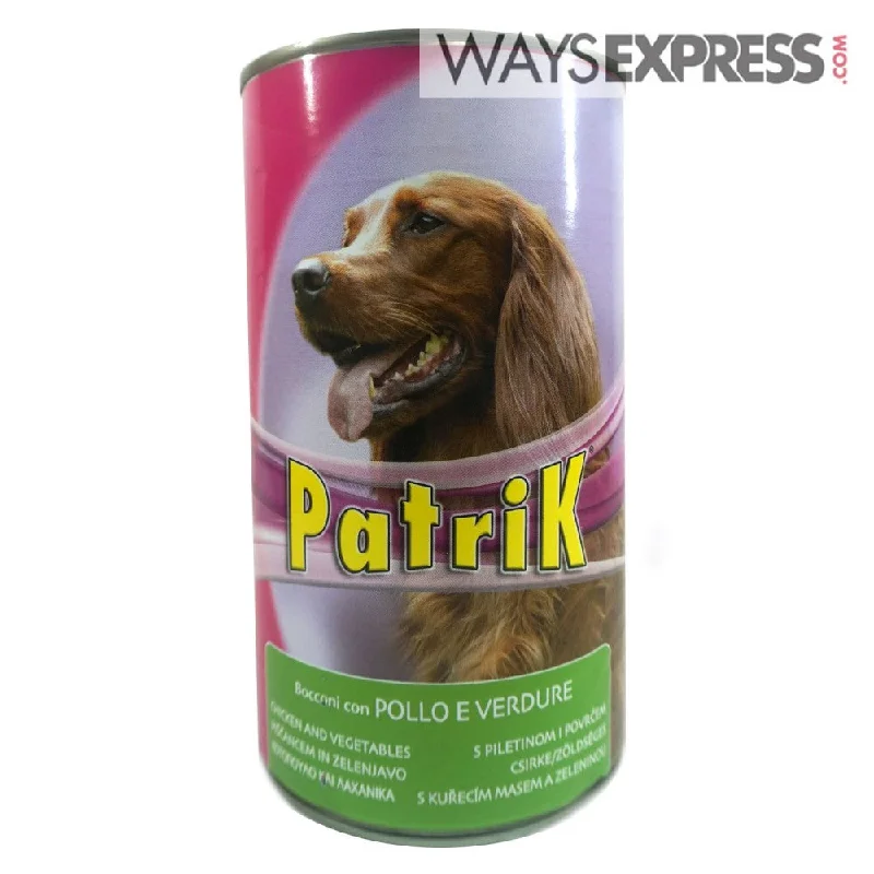 PATRCIK 01130 DOG FOOD CHICKEN & VEGTABLE 1250GR