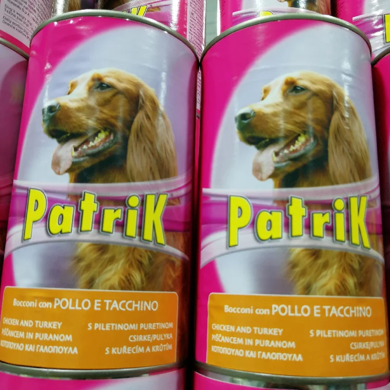 PATRCIK 01312 DOG FOOD CHICKEN & TURKEY1250GRX12CAN