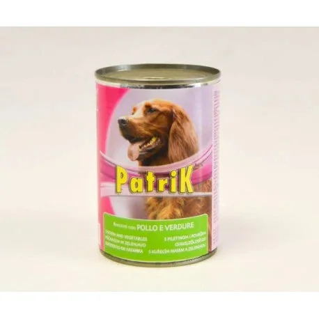 PATRCIK 01316 DOG FOOD CHICKEN & VEGTABLE 1250GRX12CN