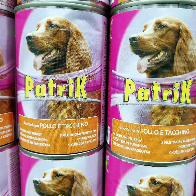 PATRIK CAN DOGFOOD  CHICKEN & TURKEY  405GRX24 CAN