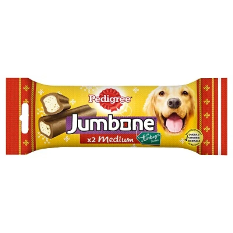 Pedigree | Christmas Chewy Dog Treat | Jumbone Chew Stick - Turkey