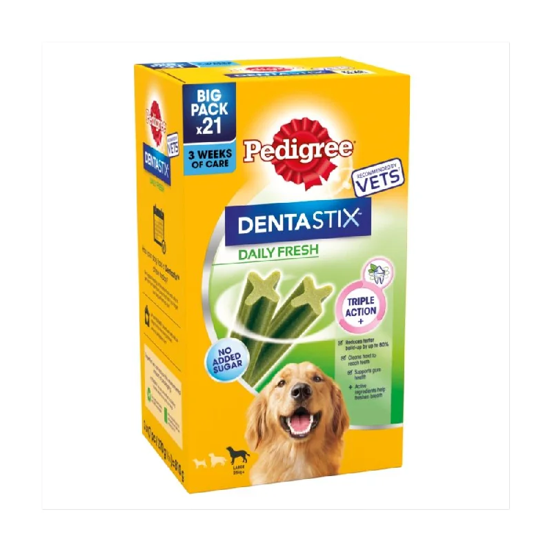 Pedigree | Chewy Treat | Dentastix Fresh Daily Oral Care - Large