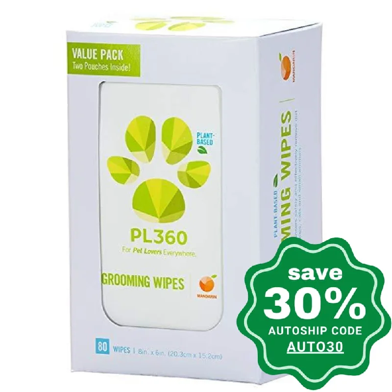 PL360 - Grooming Wipes Value Pack - 80CT