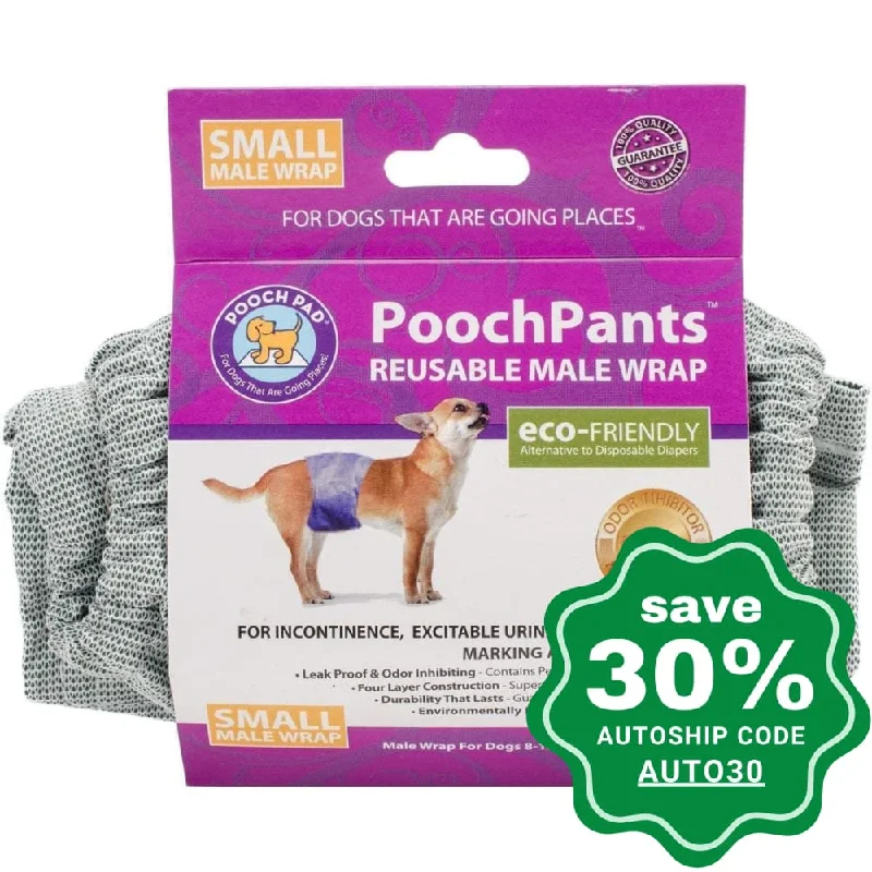 PoochPad - PoochPants Male Diaper Wraps - S (12" - 15")