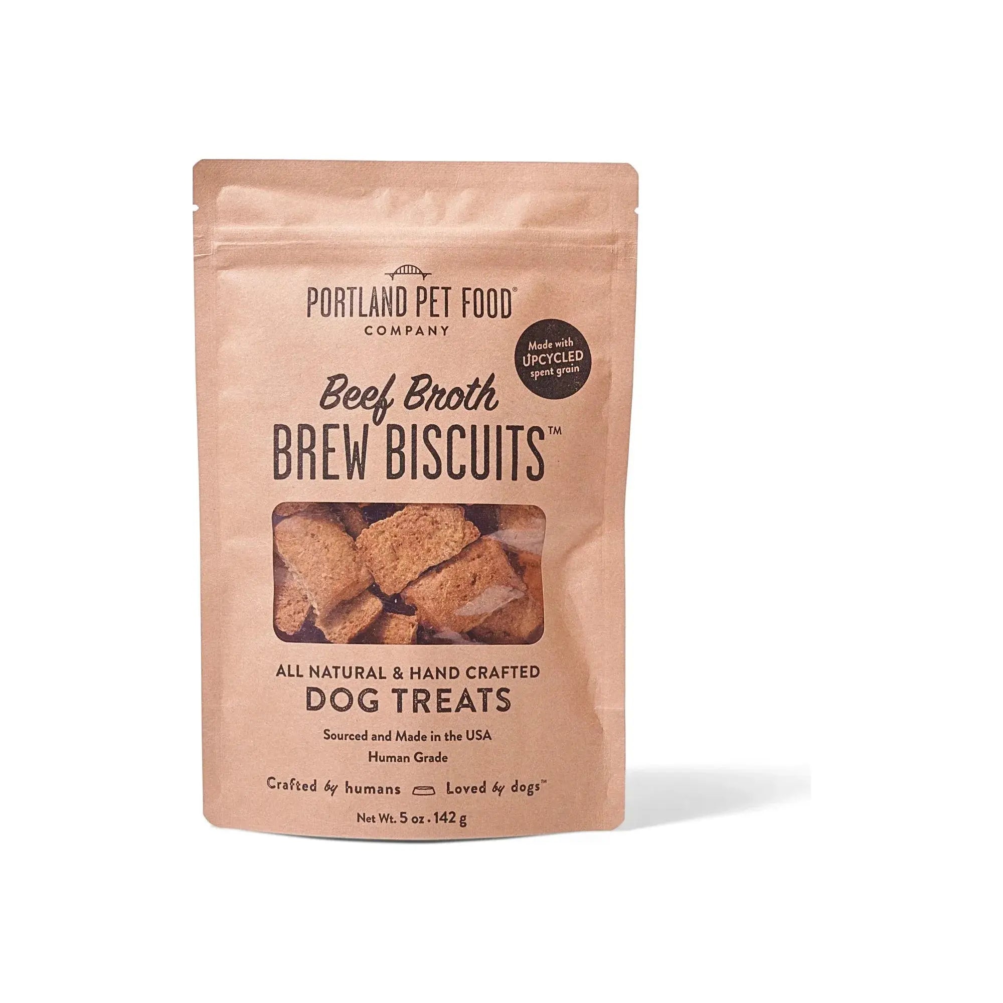 Portland Pet Food Company Beef Broth Brew Biscuits Dog Treats