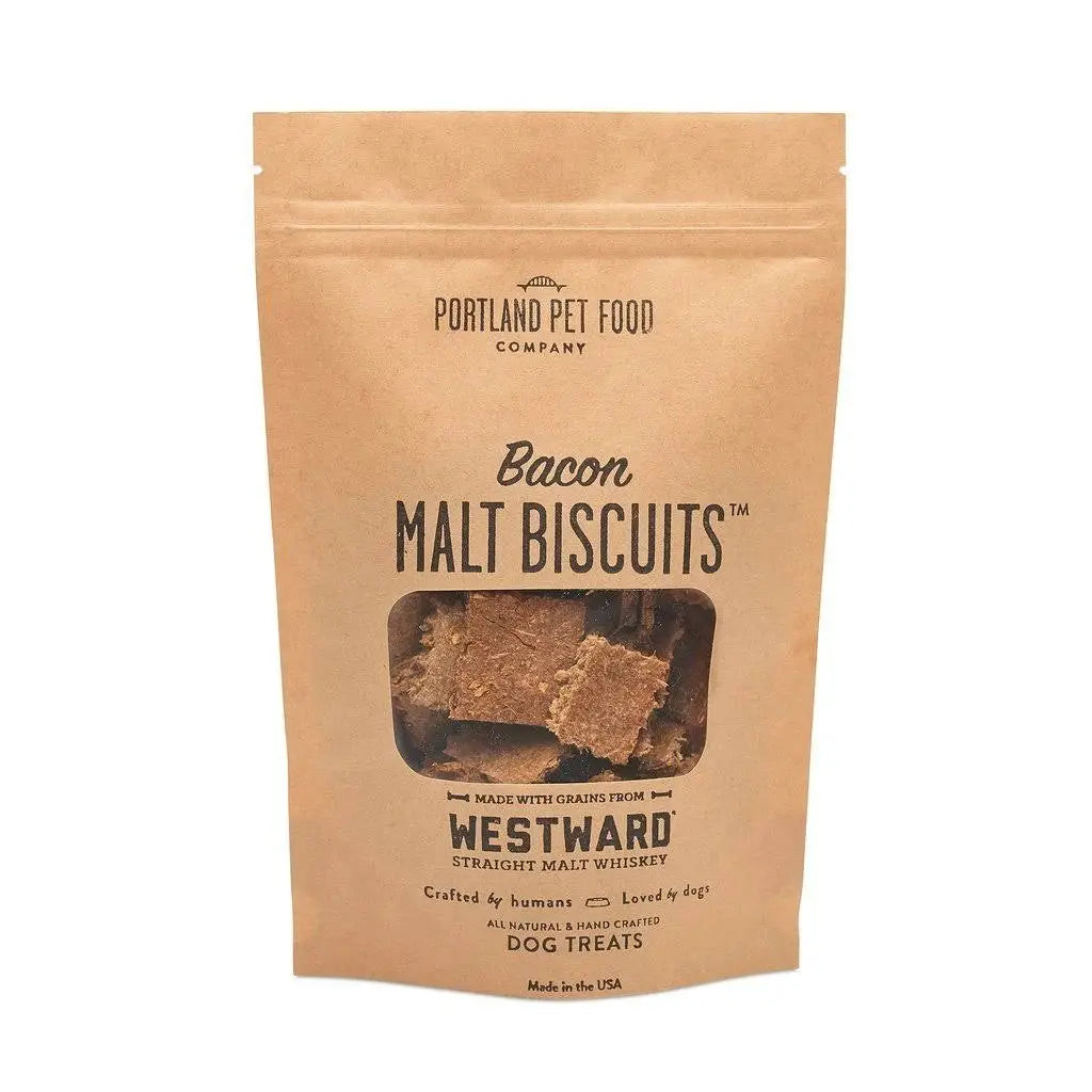 Portland Pet Food Company Malt Biscuits with Bacon Dog Treats