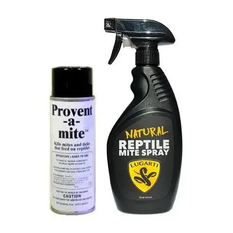 Provent-a-Mite & Natural Reptile Mite Spray Combo