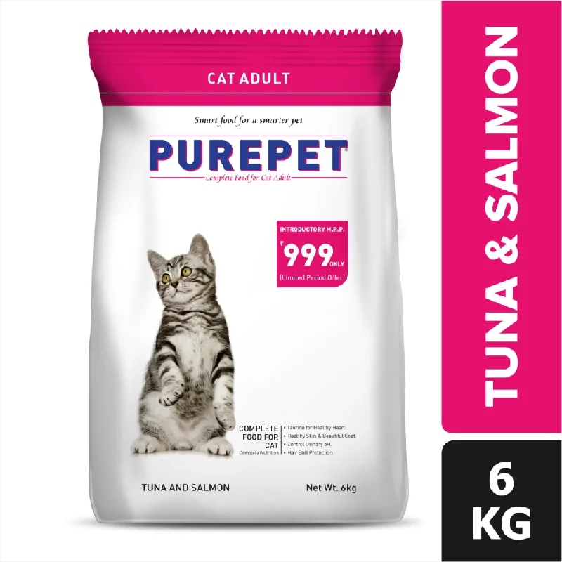 Purepet Tuna and Salmon Adult Cat Dry Food