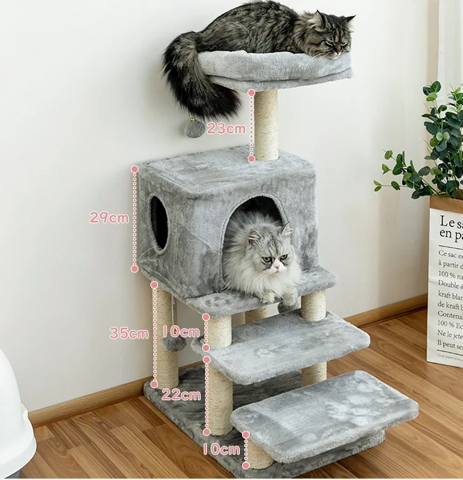 QQ81242-1 CAT TREE SIZE 95X77X98CM