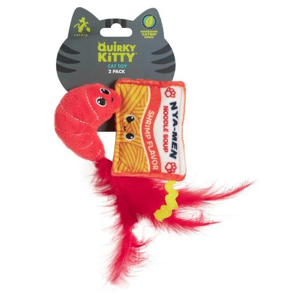 QUIRKY KITTY Catnip Shrimp Ramen, 2pk