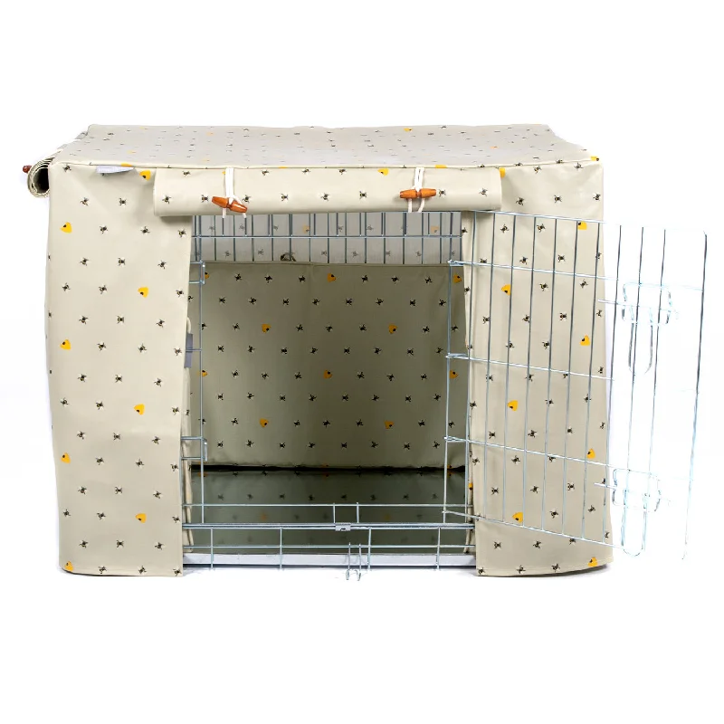 Imperfect Random 24 Inch Oilcloth Crate Cover by Lords & Labradors