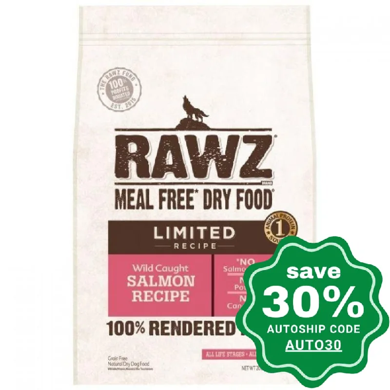 Rawz - Dry Food For Dogs - Meal Free Limited Wild Caught Salmon Recipe - 20LB