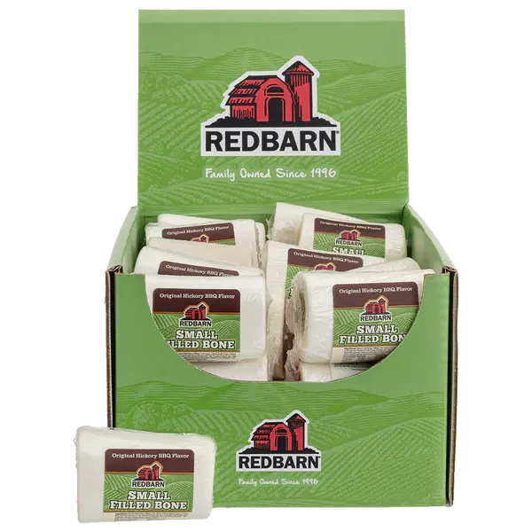 Redbarn Pet Products Filled Bone Original Hickory BBQ Dog Treat