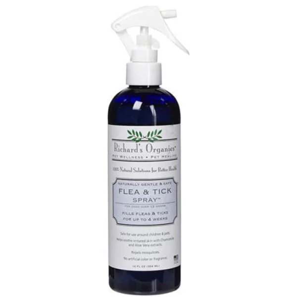 Richard's Organics Flea & Tick Spray 12oz