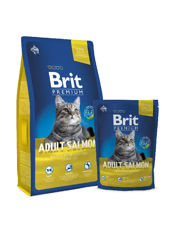 BRITECARE PREMIUM NATURE  ADULT CAT SALMON 8KG