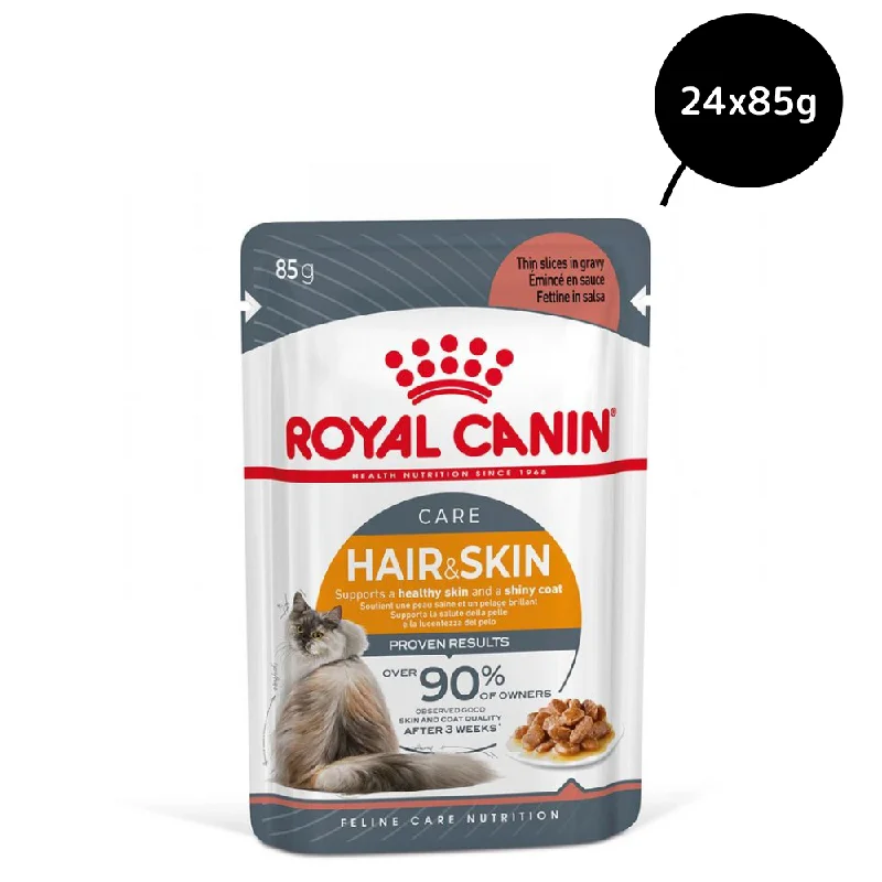 Royal Canin Hair & Skin Care Adult Gravy Cat Wet Food