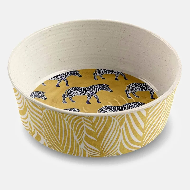 Safari Zebra Pet Bowl