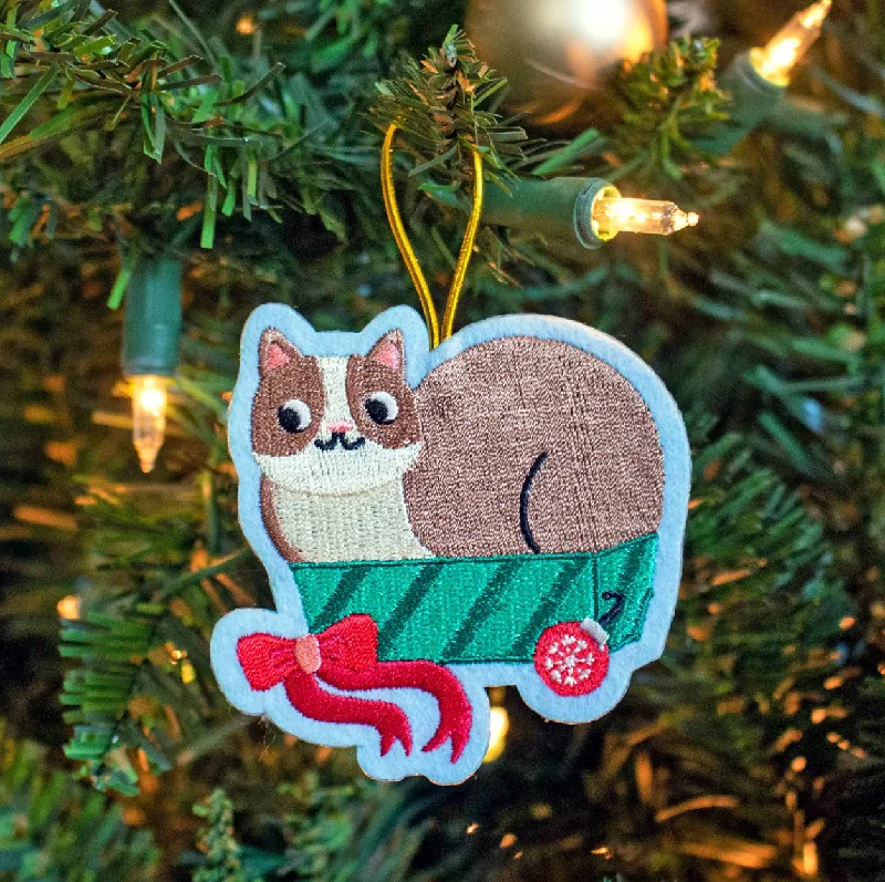 SELTZER GOODS Cat in Box Ornament