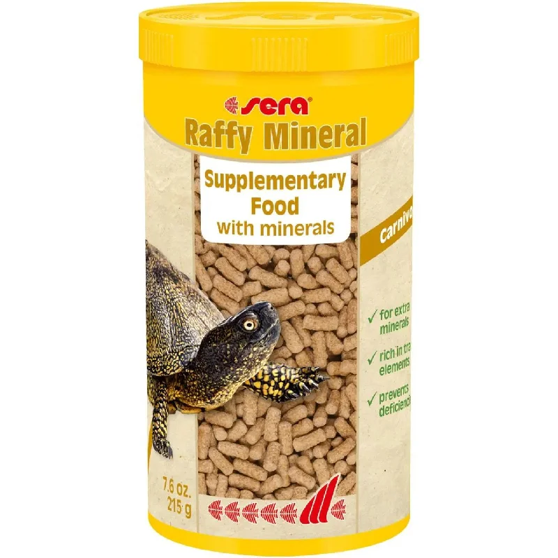 sera Raffy Mineral Pellets Turtle Food 7.6 oz